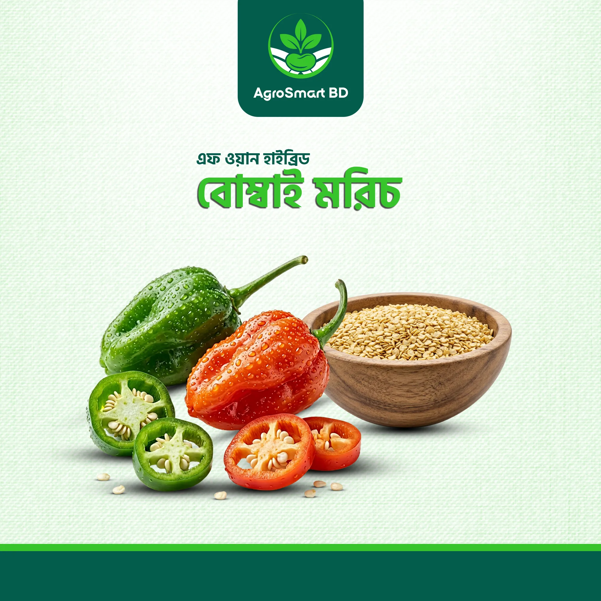 এফ ওয়ান হাইব্রিড বোম্বাই মরিচ বীজ